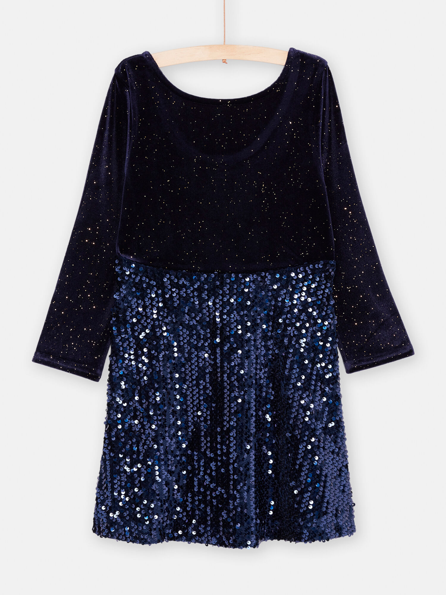 Vestidos de niña azul marino top