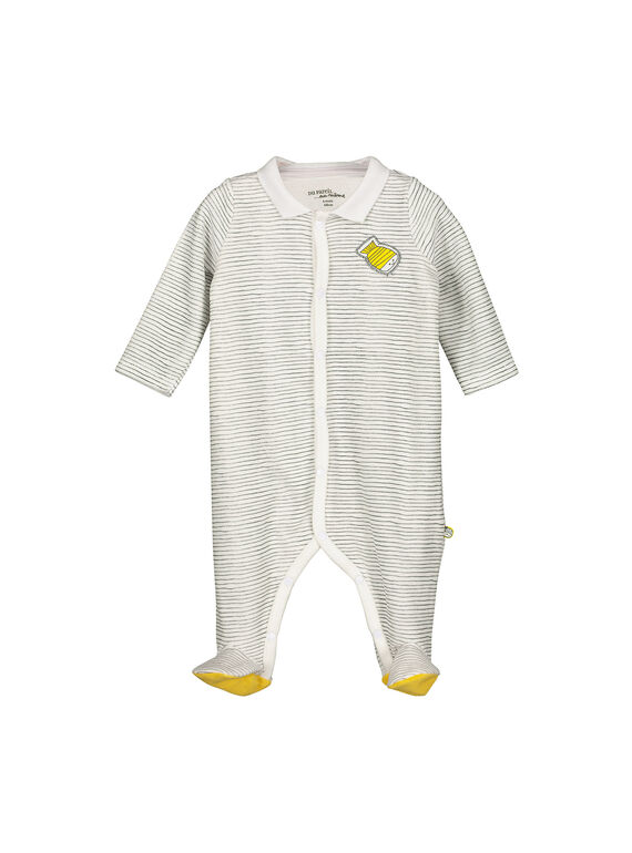 Pelele de terciopelo para bebé unisex FOU1GRE3 / 19SF0513GRE099