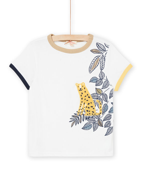 Camiseta con estampado de leopardo RONEOTI / 23S902O1TMC000