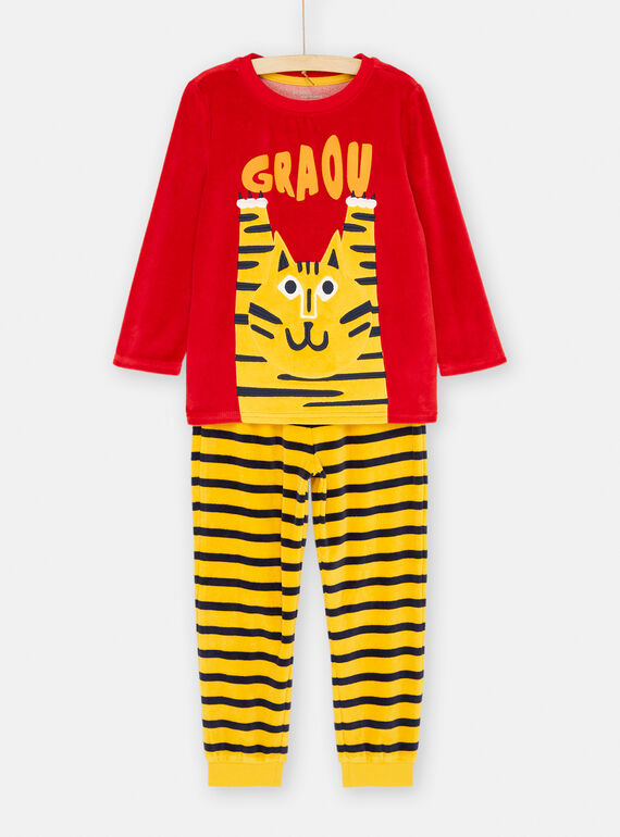 Pijama amarillo y rojo SEGOPYJRAY / 23WH1253PYJF526