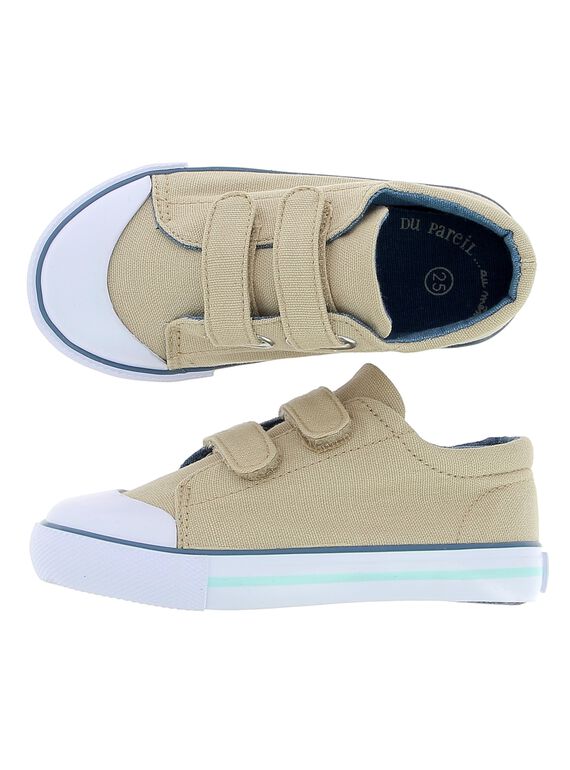 Baby boys' canvas trainers CBGVELHOCK / 18SK38O3D16080