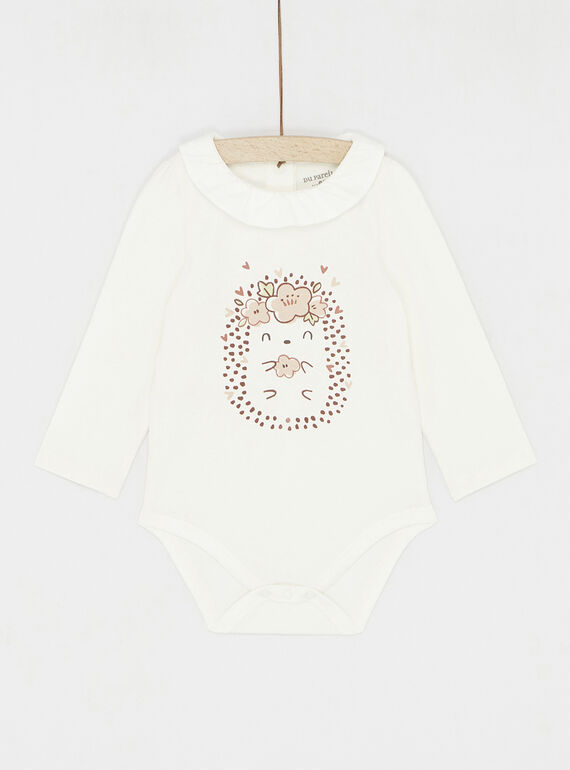 Body blanco roto con estampado de erizo SOU1BOD4 / 23WF0312BODA001