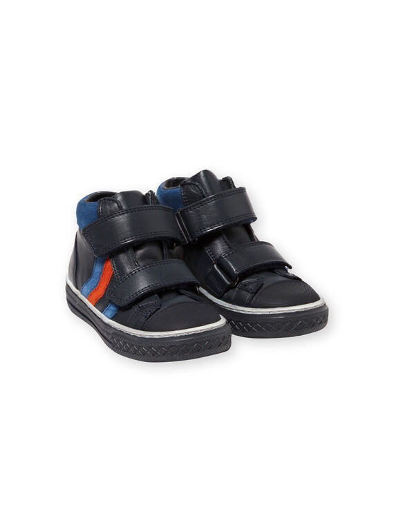 Zapatillas de color azul marino y rojo para niño DGBASDEV / 18WK36TBD3F070