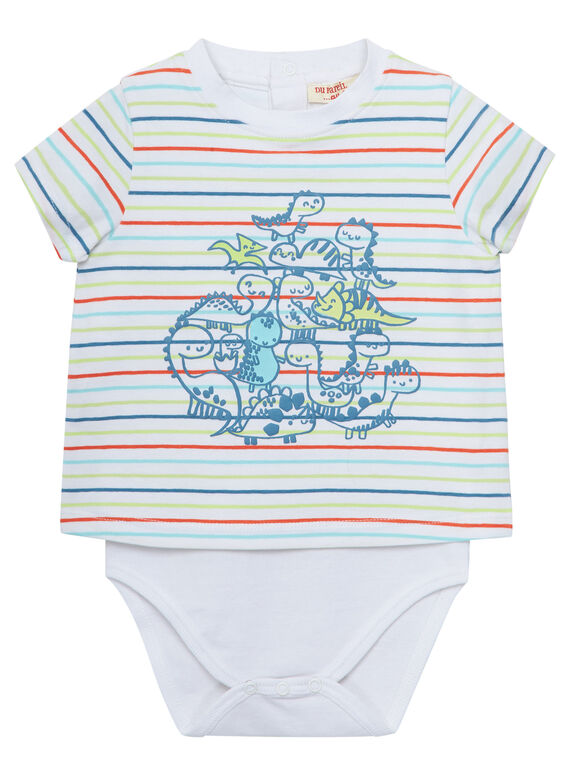 Body de color blanco JUBOBOD / 20SG10H1BOD000