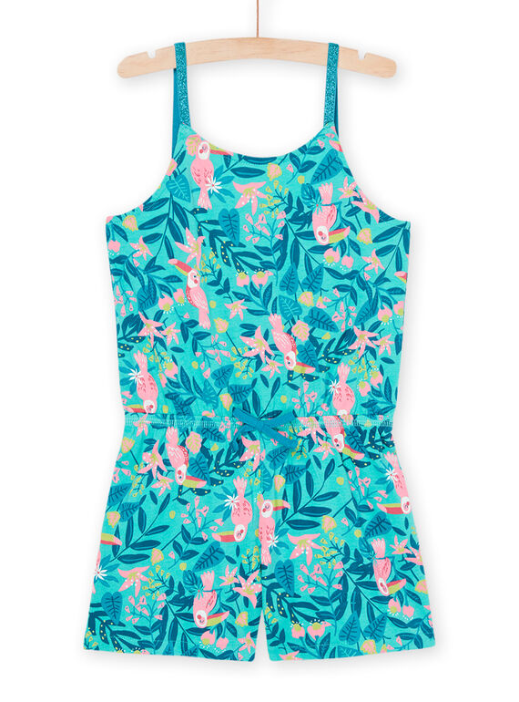 Mono turquesa claro con estampado tropical RAPLACOMB2 / 23S901P1SACC216