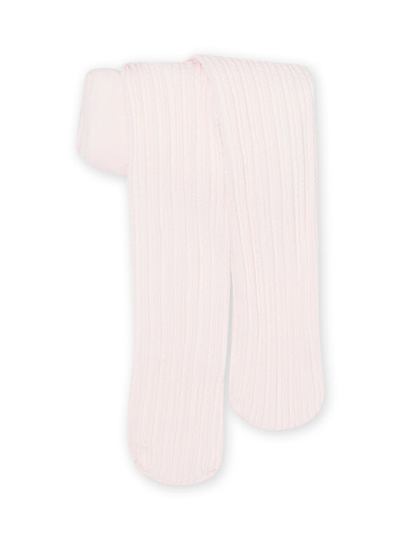 Leotardos de color rosa caramelo para bebé niña NYIESCOL7 / 22SI0986COLD310