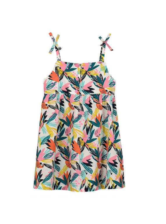 Vestido de tirantes para niña FACUROB1 / 19S901N1ROB000