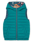 Chaleco con capucha y estampado de dinosaurios POGROBLOU1EX / 22W902F3BLOC225