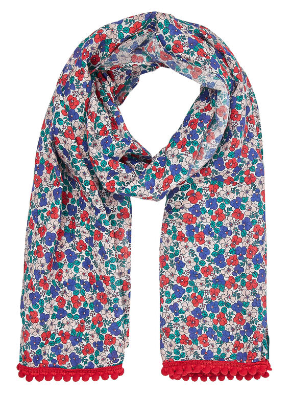 Pañuelo estampado y con borlas para niña JYAJAFOUL / 20SI01B1FOU001