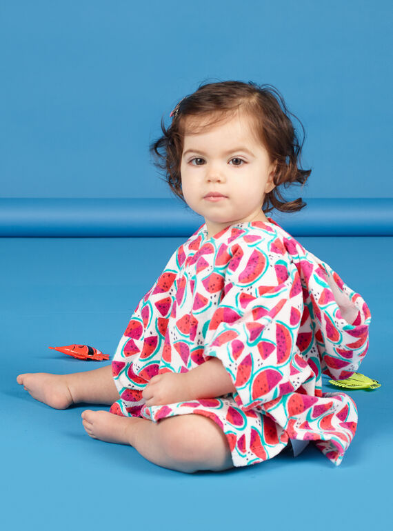 Capa de baño con estampado de sandía para bebé niña LYICAP / 21SI09D1CDB000