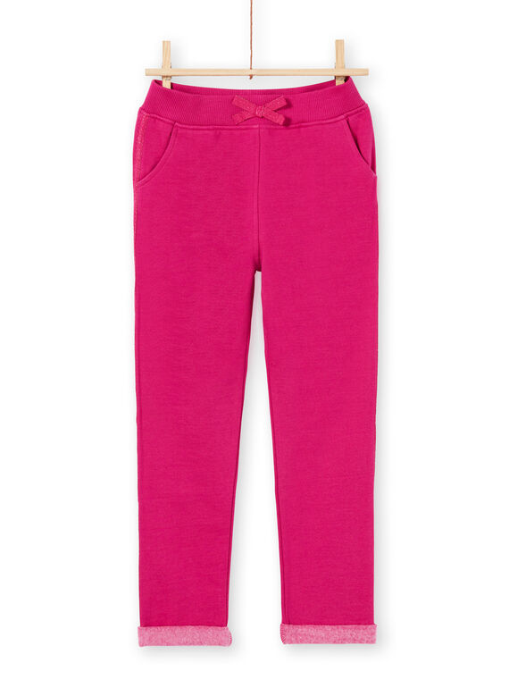 Pantalón de chándal rosa para niña MAJOBAJOG4EX / 21W90117JGBD312