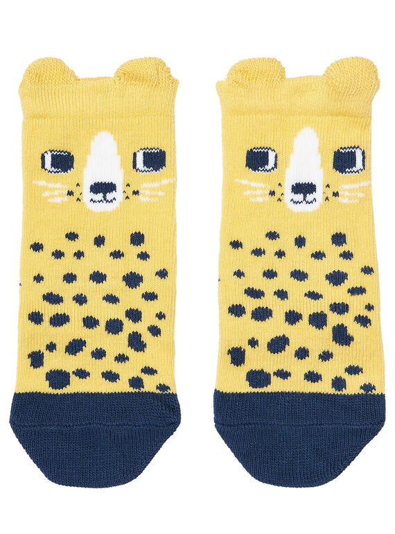 Calcetines de color amarillo para bebé niño JYUTROCHO1 / 20SI10F2SOQB114