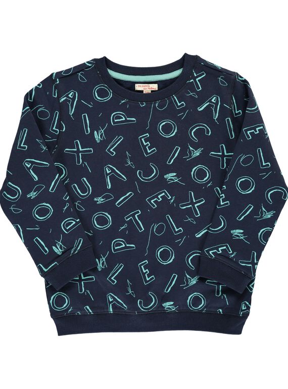 Boys' fancy sweatshirt DOSWEAT2 / 18W90282SWE705