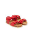 Sandalias rojas para niño NONUEMMANUEL / 22KK3641D0E050