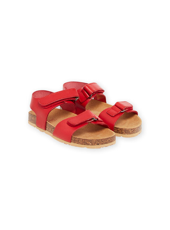 Sandalias rojas para niño NONUEMMANUEL / 22KK3641D0E050