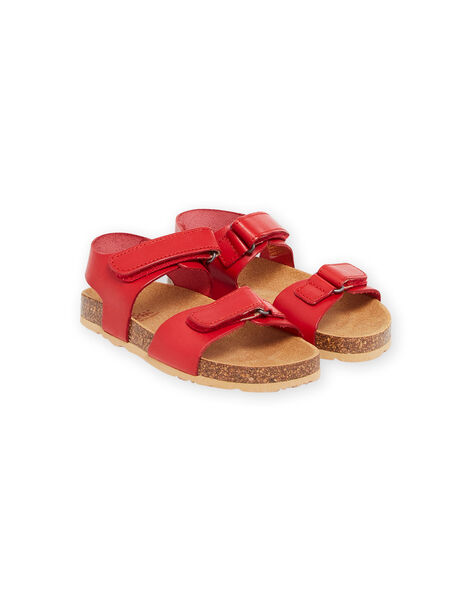 Sandalias rojas para niño NONUEMMANUEL / 22KK3641D0E050