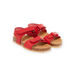 Sandalias rojas para niño