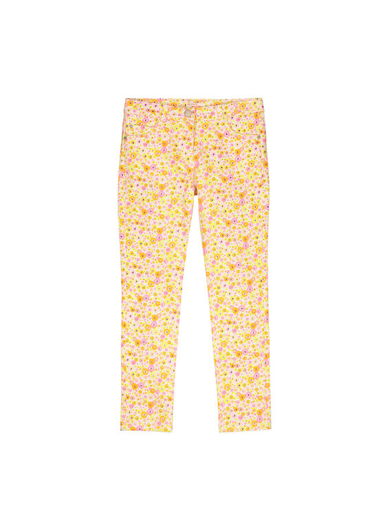 Pantalón con estampado de fantasía para niña FAPOPANT / 19S901C1PAN099