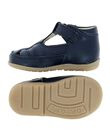Baby boys' leather T-bar shoes CBGSALSAN2 / 18SK38W7D3H070