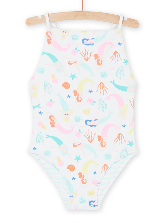 Bañador blanco con estampado de sirenas RYAMER2 / 23SI01R7MAI000