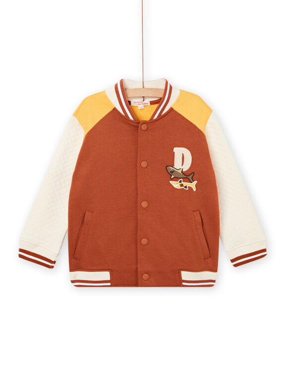 Cárdigan moca estilo teddy para niño NOVIGIL / 22S902M1GIL817