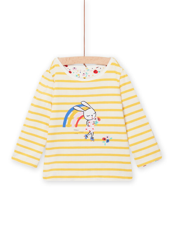 Camiseta reversible con estampado de conejo fantasía para bebé niña NILUTEE / 22SG09P1TML001