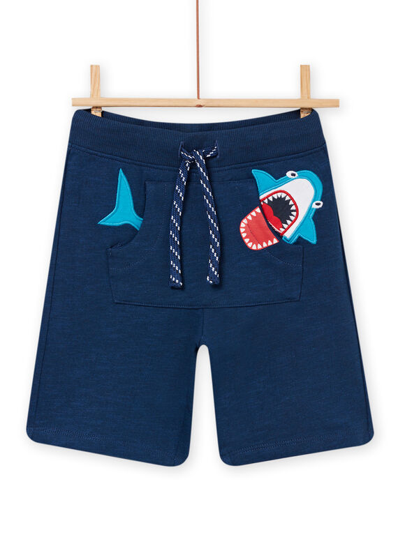 Bermudas azul jaspeado para niño NOFICBER4 / 22S902U1BERC223