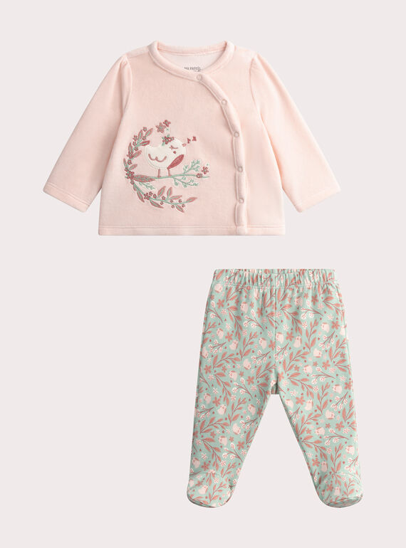 Pijama rosa para niña WEFIPYJOIS / 25SH1391PYJD303