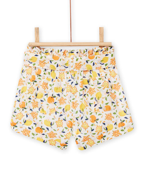 Short blanco para bebé niña NIHOSHO / 22SG09T1SHO000