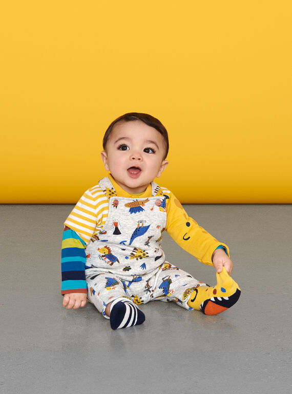 Grey KNIT DUNGAREES KURESAL2 / 20WG10G2D5KJ906