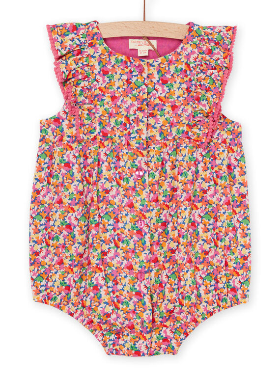 Pelele multicolor con estampado de flores RIPOPBAR / 23SG09X1BARC204