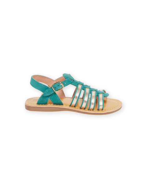 Sandalias color turquesa para niña comprar - Sandalias | DPAM