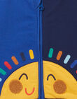 Cárdigan bicolor con estampado de sol para bebé niño NULUGIL / 22SG10P1GIL705