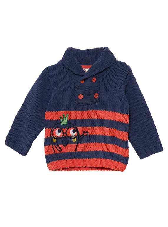 Jersey de rayas de felpilla para bebé niño JUVIPUL / 20SG10D1PULC225