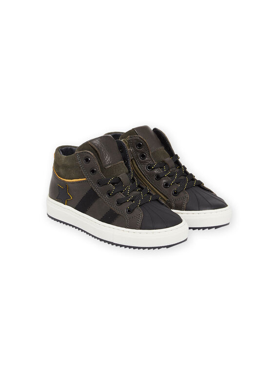 Zapatillas altas de piel POBASKAKI / 22XK3681D3Q604