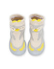 Patucos estilo calcetín con dibujo de pingüino y suela flexible PUCHO7PING / 22XK3845D08C218