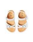 Sandalias plateadas para niña LFNUARGENT / 21KK355QD0E956