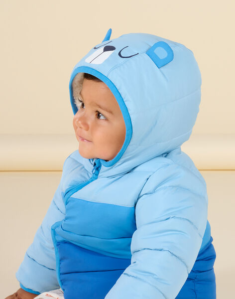 Anorak con capucha y dibujo de oso PUGRODOU / 22WG10F1D3EC206