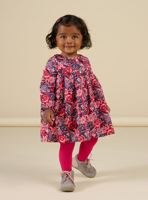 Vestido con estampado de flores PIPRAROB1 / 22WG09S1ROBD324