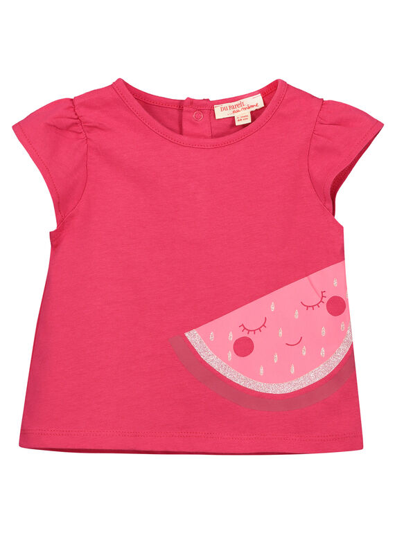Camiseta con estampado de fantasía para bebé niña FIJOTI6 / 19SG09G1TMC304