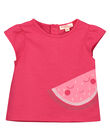 Camiseta con estampado de fantasía para bebé niña FIJOTI6 / 19SG09G1TMC304