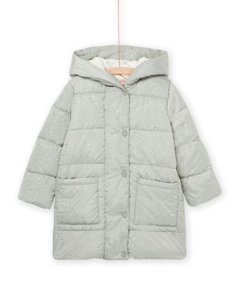 Anorak con capucha con estampado de lunares dorados PALONDOUN1 / 22W901F2D3E626