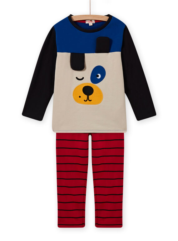 Pijama con estampado de perro para niño MEGOPYJCHI / 21WH1292PYJ701