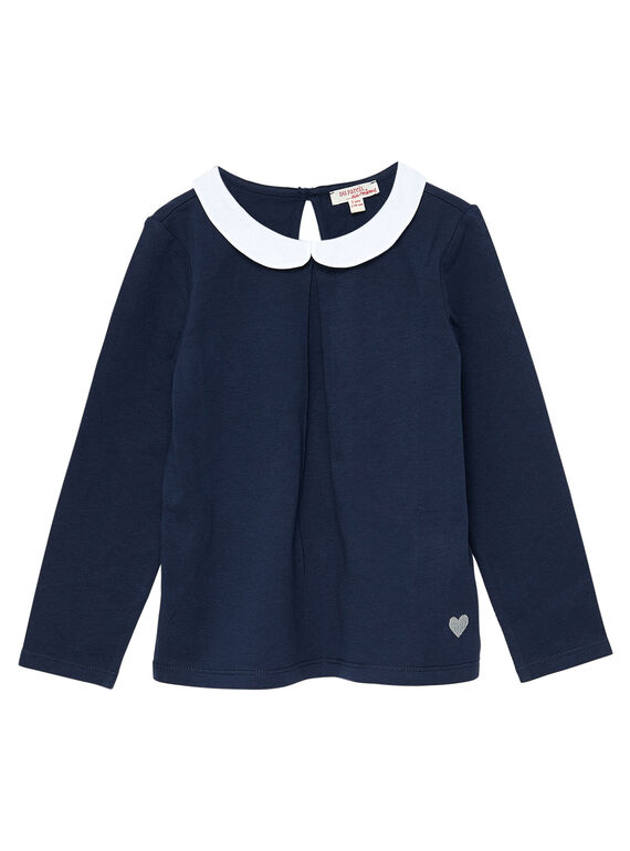 Camisita básica de color azul marino JAESBRA1 / 20S90161D3A070