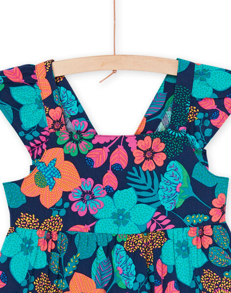 Vestido multicolor con tirantes avolantados RAJOROB7 / 23S90192ROBC211