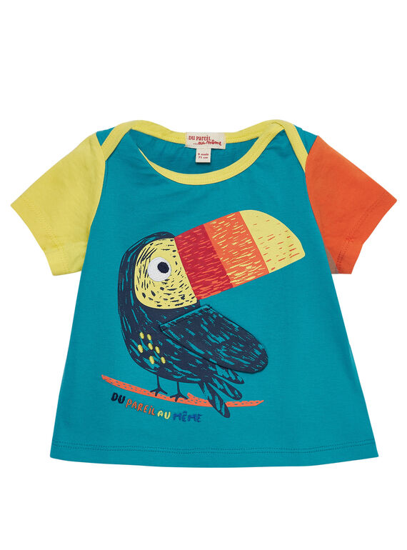 Camiseta de manga corta de color azul JUMARTI2 / 20SG10P1TMCC242