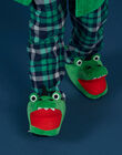 Zapatillas 3D verdes con cocodrilo para niño NOPANTCRO3D / 22KK3611PTD600