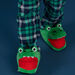 Zapatillas 3D verdes con cocodrilo para niño