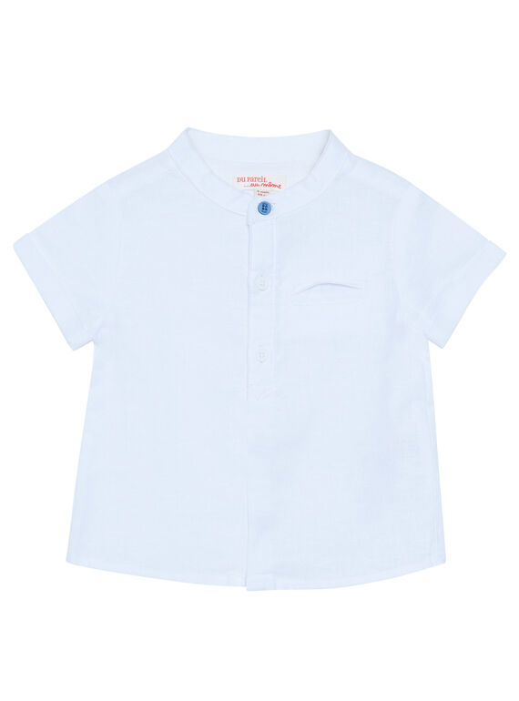 Camisa de color blanco JUPOECHEMEX / 20SG10G2CHM000