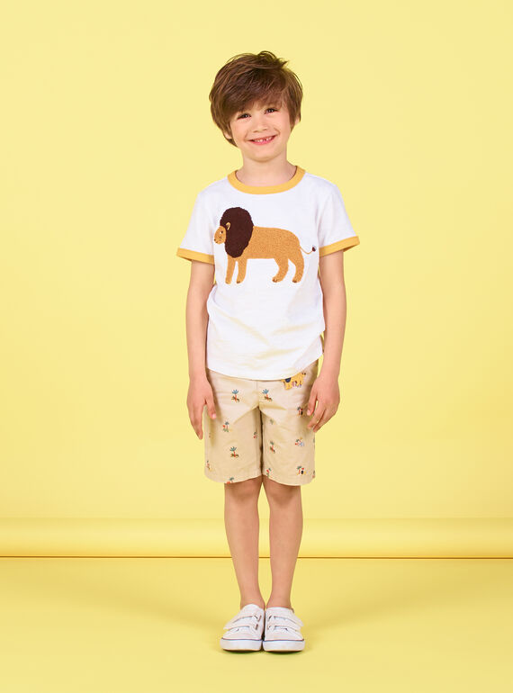 Bermudas con estampado para niño LOJAUBER2 / 21S902O1BERA014